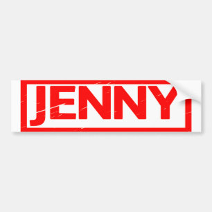 Autocollant De Voiture Jenny Stamp