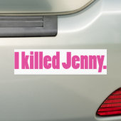 Autocollant De Voiture JennyPink (En voiture)
