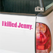 Autocollant De Voiture JennyPink (Sur camion)