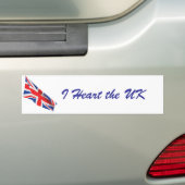 Autocollant De Voiture J'entends le drapeau britannique/Union Jack (En voiture)
