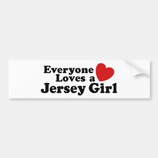 Autocollant De Voiture Jersey Girl