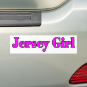 Autocollant De Voiture jerseygirl2 (En voiture)