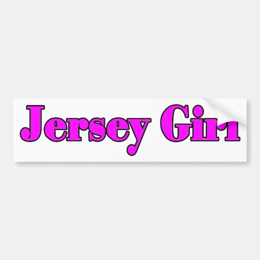 Autocollant De Voiture jerseygirl2 (Devant)