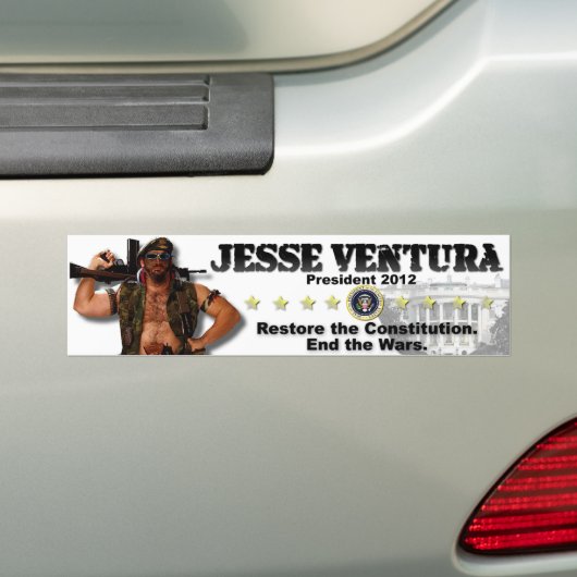 Autocollant De Voiture Jesse Ventura 2012 - Reconstituez la constitution (En voiture)