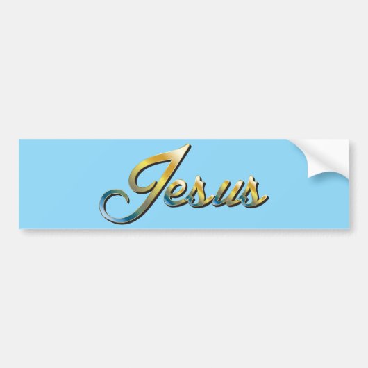 Autocollant De Voiture Jésus (Devant)