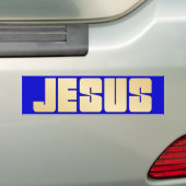 Autocollant De Voiture Jésus (En voiture)