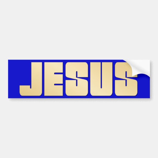 Autocollant De Voiture Jésus (Devant)