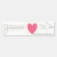 Jésus (<3) homme de butoir d'U Sticker~The sur le
