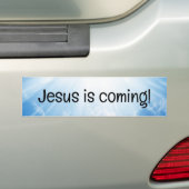 Autocollant De Voiture Jésus arrive ! (En voiture)