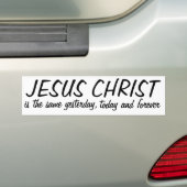 Autocollant De Voiture JESUS CHRIST est le même hier... (En voiture)