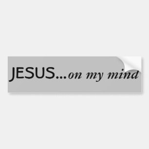Autocollant De Voiture JÉSUS dans mon esprit Citation de la Bible Personn