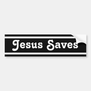 Autocollant De Voiture Jésus économise