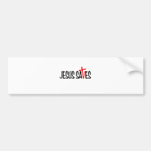 Autocollant De Voiture Jésus économise