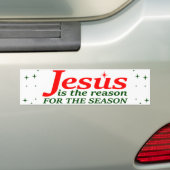 Autocollant De Voiture Jésus est la raison de la saison (En voiture)