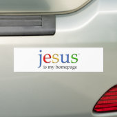 Autocollant De Voiture Jésus est ma page d'accueil (En voiture)