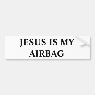 Autocollant De Voiture Jésus est mon airbag