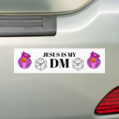 Autocollant De Voiture Jésus est mon DM (En voiture)