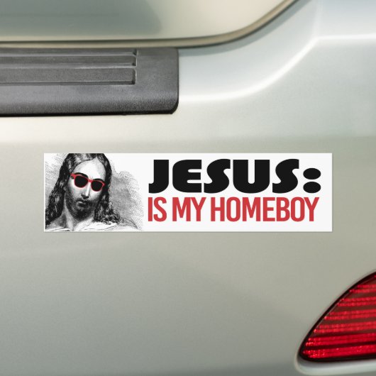 Autocollant De Voiture Jésus est mon fils - Humour libéral -.png (En voiture)
