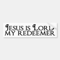 Jésus est Seigneur, Mon Rédempteur