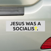 Autocollant De Voiture Jésus était un socialiste (En voiture)