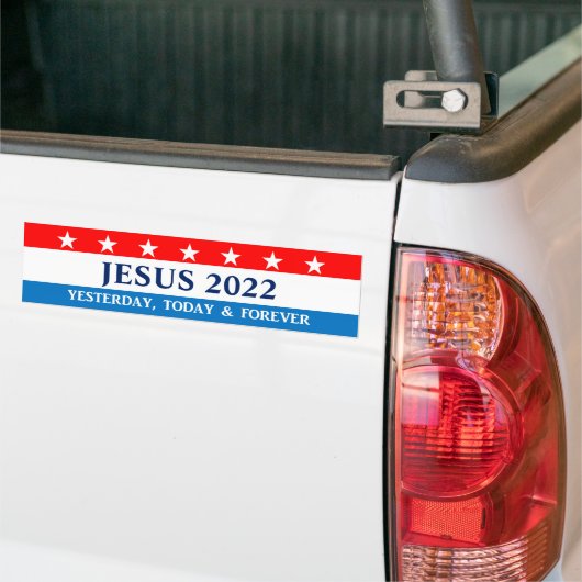 Autocollant De Voiture Jesus for President Any Year Bumper Sticker (Sur camion)
