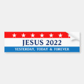 Autocollant De Voiture Jesus for President Any Year Bumper Sticker (Devant)