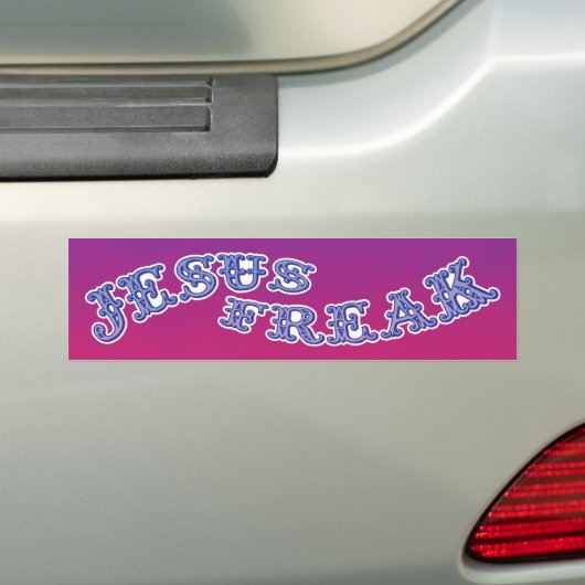 Autocollant De Voiture Jesus Freak 2 (En voiture)