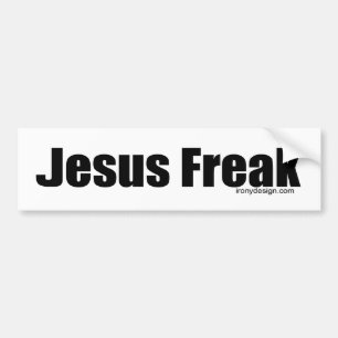 Autocollant De Voiture Jesus Freak Bumperstickers