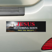Autocollant De Voiture JESUS IS COMING SOON Bumper Sticker (En voiture)