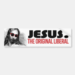 Autocollant De Voiture Jésus - Le Humour libéral d'origine -