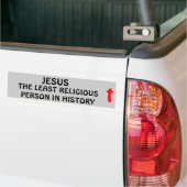 Autocollant De Voiture Jésus, pas religion (Sur camion)