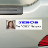 Autocollant De Voiture JÉSUS, "SEULEMENT" le Messiah (En voiture)