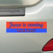 Autocollant De Voiture Jésus vient (En voiture)