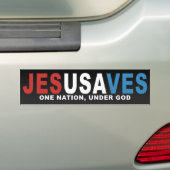 Autocollant De Voiture JesUSAves (En voiture)