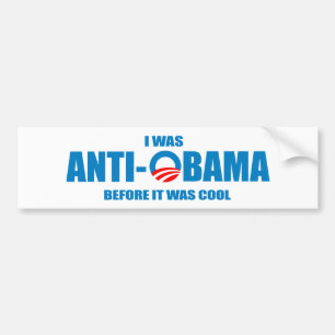 Autocollant De Voiture J'étais Anti-Obama avant que c'ait été T-shirt