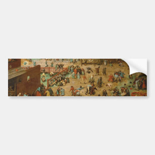 Autocollant De Voiture Jeux pour enfants (Pieter Bruegel l'Ancien)