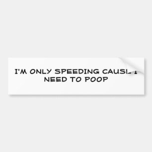 Autocollant De Voiture J'EXPÉDIE SEULEMENT LA CAUSE… - BumperStick