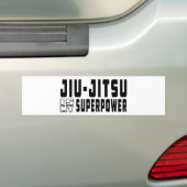 Autocollant De Voiture Jiu-Jitsu est la ma superpuissance (En voiture)