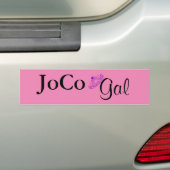 Autocollant De Voiture JoCo Gal en rose (En voiture)