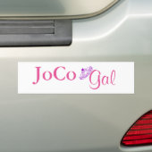 Autocollant De Voiture JoCo Gal sur blanc (En voiture)