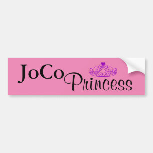Autocollant De Voiture JoCo Princesse en rose