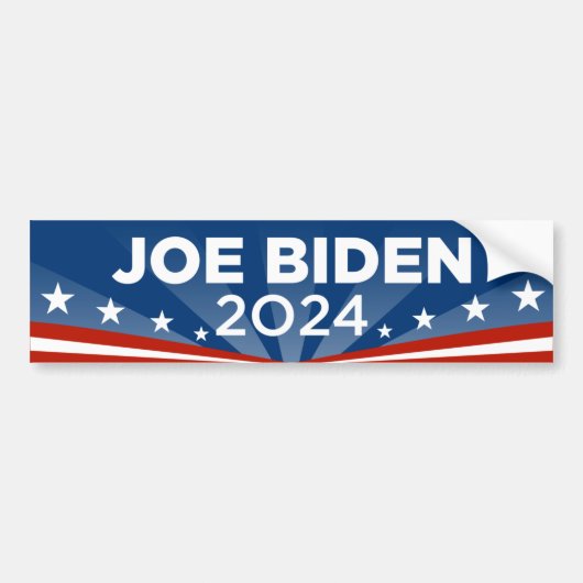 Autocollant De Voiture Joe Biden 2024 (Devant)