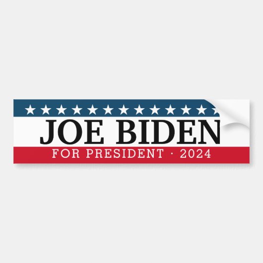 Autocollant De Voiture Joe Biden à la présidence - Conception traditionne (Devant)