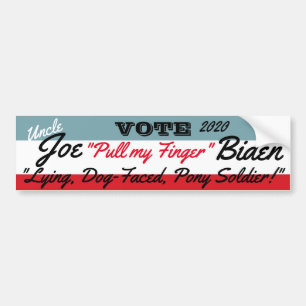Autocollant De Voiture Joe "Lying Dog face "Biden