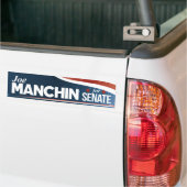 Autocollant De Voiture Joe Manchin pour le sénat (Sur camion)