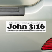 Autocollant De Voiture John 3:16 (En voiture)