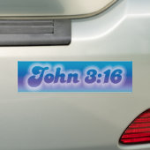 Autocollant De Voiture John 3:16 3 (En voiture)