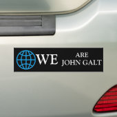 Autocollant De Voiture John Galt (En voiture)