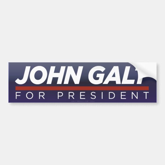 Autocollant De Voiture John Galt pour le Président adhésif pour (Devant)