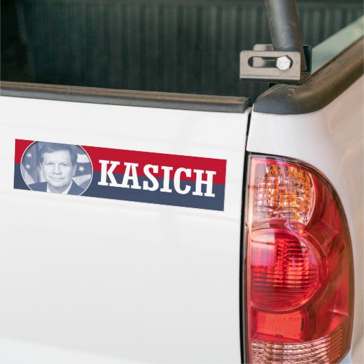 AUTOCOLLANT DE VOITURE JOHN KASICH 2016 (Sur camion)